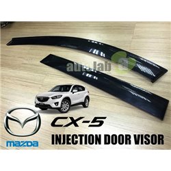 MAZDA CX-5 3.5" Injection Premium Quality Anti UV Light Door Visor (AL)