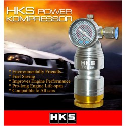 ORIGINAL HKS Power Micro Air Kompressor/ Compressor with Meter Made In Japan [526]