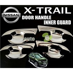 NISSAN X-TRIAL 2013 - 2015 4 Pcs Chrome Door Handle Inner Guard Bowl