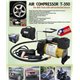 TURBOIIP T-350 12V Portable Car, Bike, SUV, MPV, 4X4, Van Tire Inflator Air Compressor Made in Taiwan