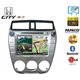 HONDA CITY 2008 - 2013 8" Full HD Double Din GPS DVD DIVX VCD MP3 CD USB SD Bluetooth TV Player Free Camera & TV Antenna