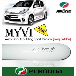 PERODUA MYVI Sport Version Aero Door Moulding [lvory White]