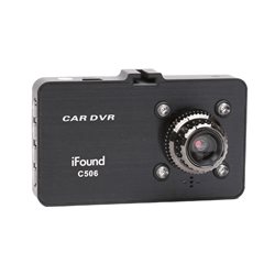 iFOUND C506 DVR Driving Video Recorder 1080px Full HD Motion Detector, G-Sensor & IR Night Vision