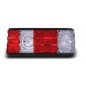 MERCEDES BENZ W126 S-Class 1986 - 1991 EAGLE EYES Clear/ Red Crystal Tail Lamp [TL-018-BENZ]