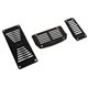 SHENHAO 3 Pcs High Quality Aluminum Auto Transmission Pedal Kit with Foot Rest Made in Korea [0888]