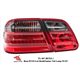 MERCEDES BENZ W210 E-Class 1995 - 2001 EAGLE EYES Red & Smoke LED Tail Lamp Lights [TL-007-BENZ-1]