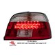 BMW E39 4D 5-Series 2001 - 2003 EAGLE EYES RED CLEAR LED Tail Lamp [TL-024-BMW]