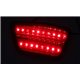 PERODUA AXIA E & G Spec Rear Reflector Light Bar LED Bumper Light with Brake Function (Red or Smoke)
